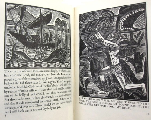 The book of Jonah, illustrated by David Jones.