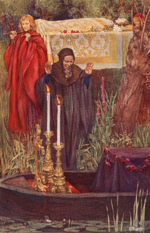 Alfred Lord Tennyson, Idylls of the King, illustrated by Eleanor Fortescue Brickdale.