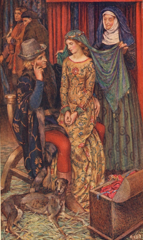 Alfred Lord Tennyson, Idylls of the King, illustrated by Eleanor Fortescue Brickdale.