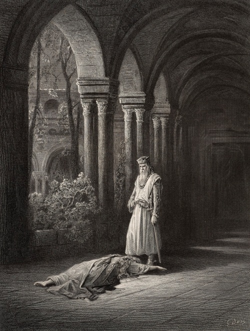 Alfred Lord Tennyson, Guinevere, illustrated by Gustave Doré.
