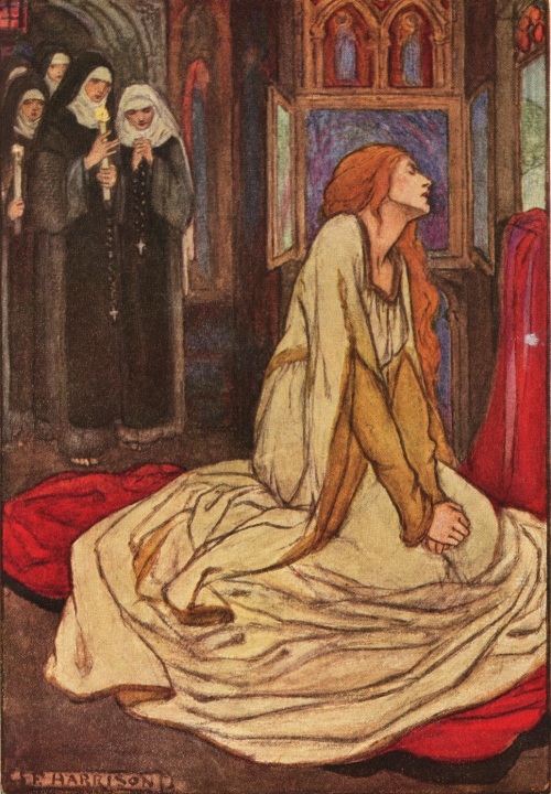 Alfred Lord Tennyson, Guinevere and other poems, illustrated by Florence Harrison.