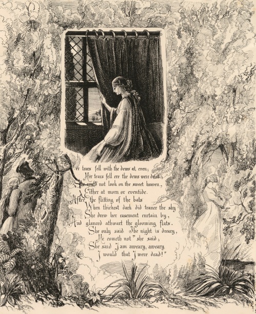 Alfred Lord Tennyson, Mariana, with etchings by Mary Montgomerie Lamb (Violet Fane).