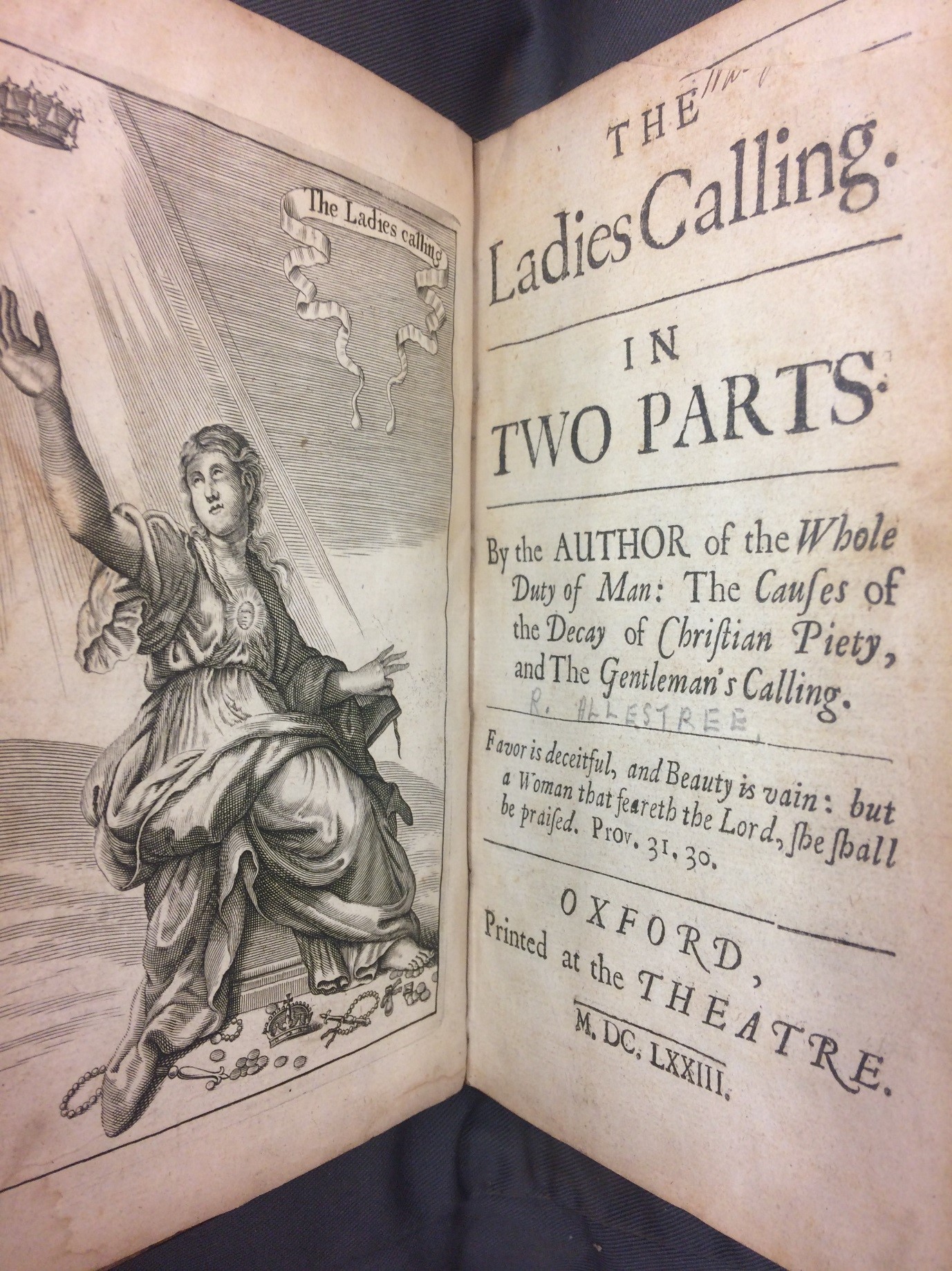 Richard Allestree's The Ladies Calling (1673)