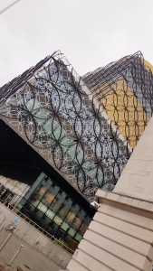 Exterior view of the Library of Birmingham